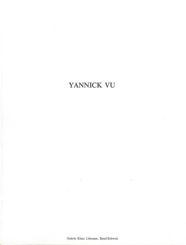 Yannick Vu : skulpturen cover