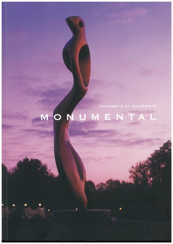 Monumental : Sotheby's at Isleworth cover