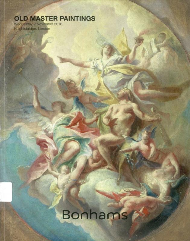 Old master paintings : Wednesday 2 November 2016 / Bonhams 1793 Ltd. cover