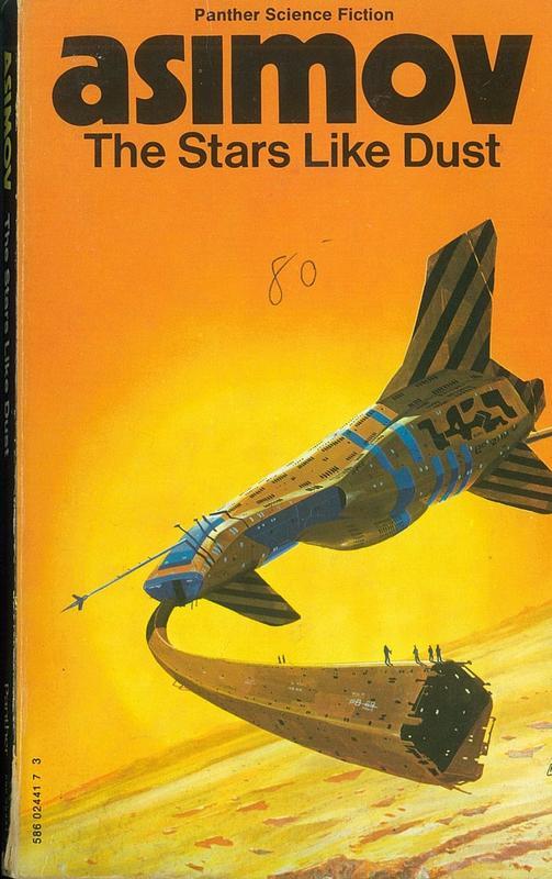 The stars likes dust / Isaac Asimov cover