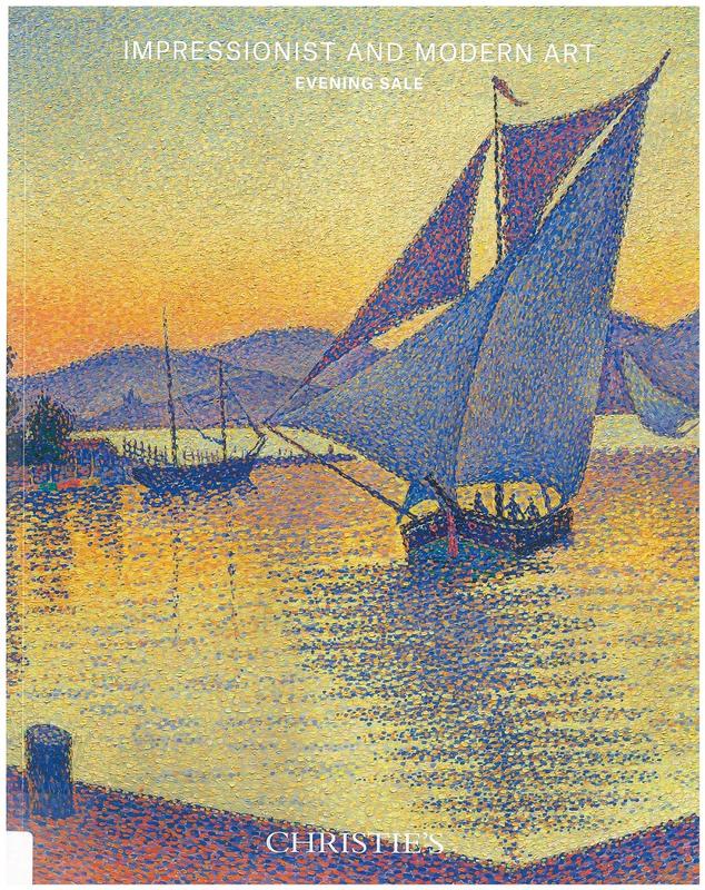 Hidden treasures : impressionist and modern masterpieces from an important private collection : Wednesday 27 February 2019 / Christie's cover