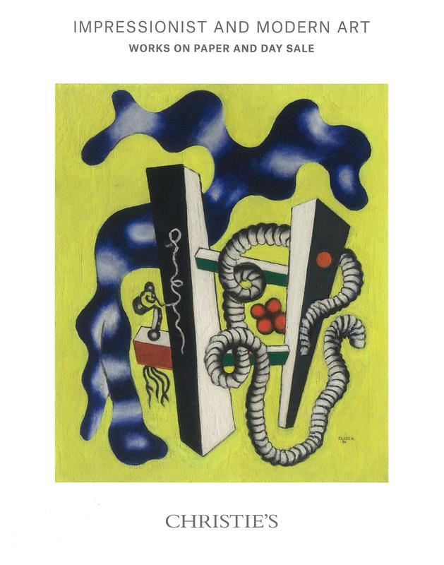 Impressionist and modern art works on paper and day sale : Thursday 28 February 2019 / Christie's cover