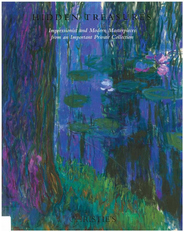 Hidden treasures : impressionist and modern masterpieces from an important private collection, followed by Impressionist and modern art evening sale : Wednesday 27 February 2019 / Christie's cover