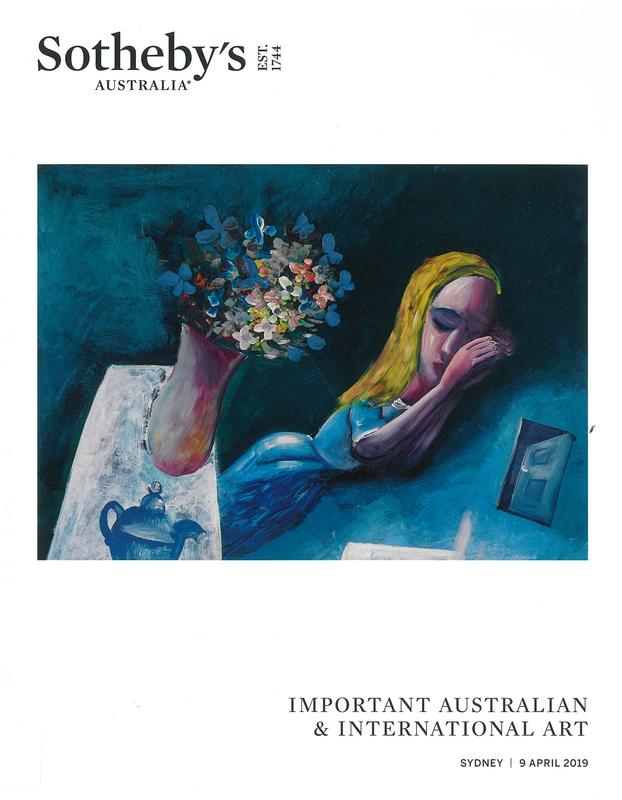 Important Australian and international art : 9 April 2019 / Sotheby's Australia cover