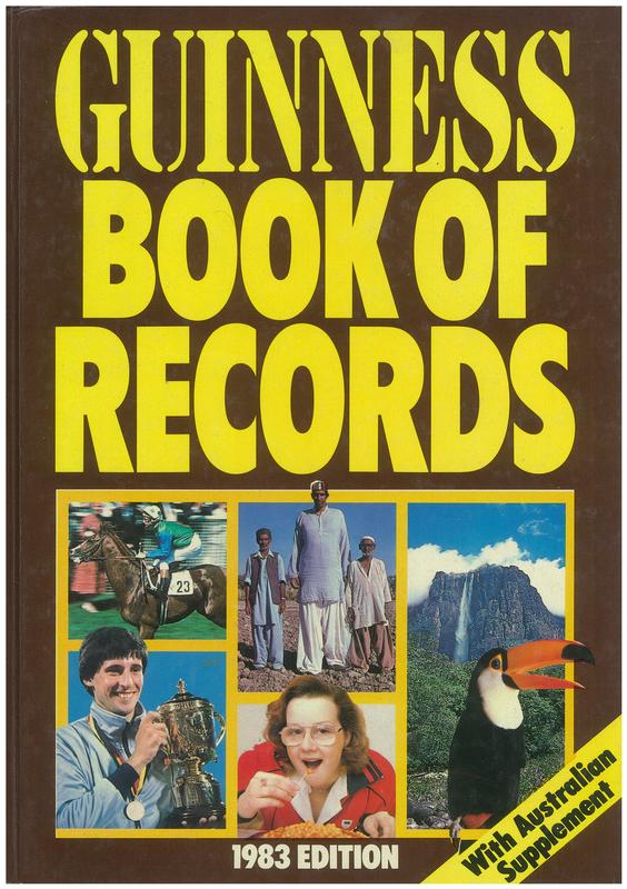 The Guinness book of records : edition 29 [1983] / editor and compiler, Norris McWhirter cover