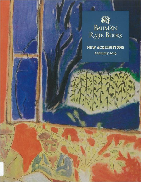 New acquisitions : February 2019 / Bauman Rare Books cover