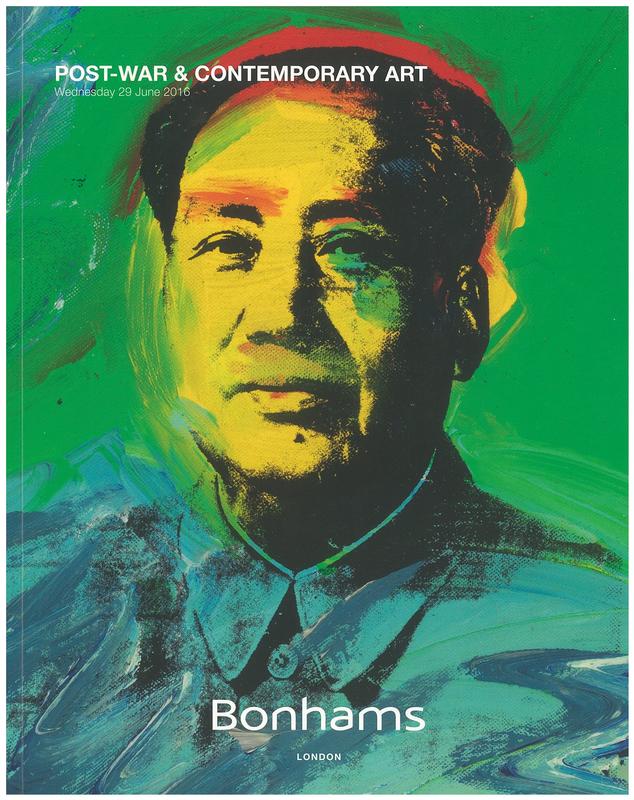 Post-war and contemporary art : Wednesday 29 June 2016 / Bonhams cover