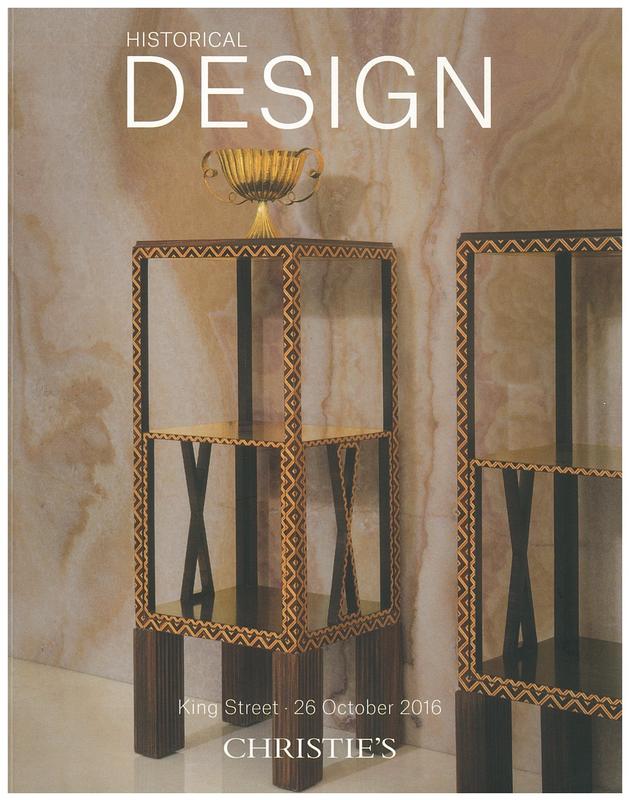 Historical design : Wednesday 26 October 2016 / Christie's cover