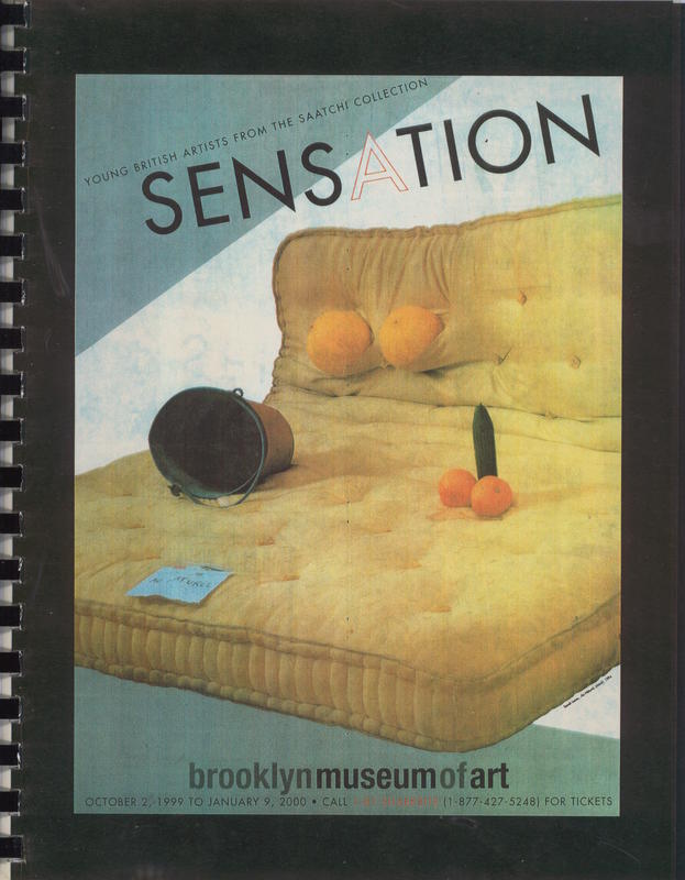 Sensation: young British artists from the Saatchi Collection (press clippings) cover