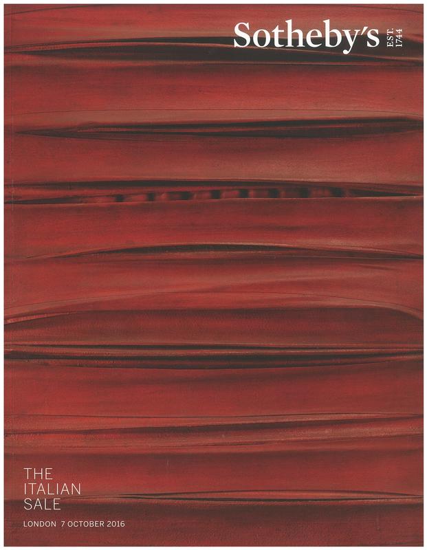 The Italian sale : auction in London, 7 October 2016 / Sotheby's cover