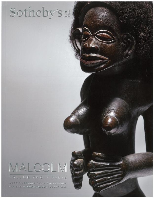 Malcolm New York, Paris : arts d'Afrique de la collection Daniel et Marian Malcolm : volume two, Paris, 22 Juin 2016 / Sotheby's cover