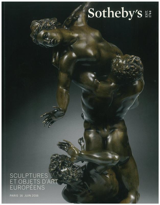 Sculptures et objets d'Art Europeens : vente a Paris, 16 Juin 2016 / Sotheby's cover