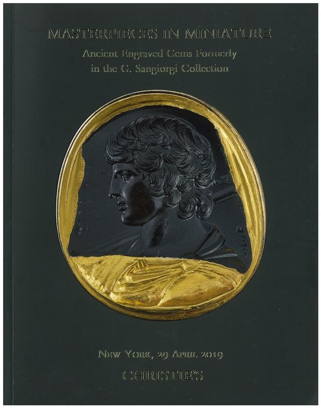 Masterpieces in miniature : ancient engraved gems formerly in the G. Sangiorgi Collection :  auction, 29 April 2019 / Christie's cover