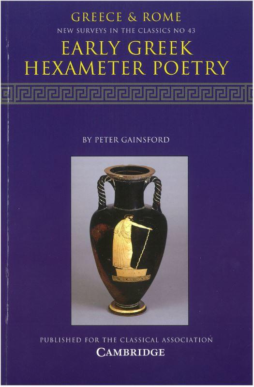 Early Greek hexameter poetry / by Peter Gainsford cover