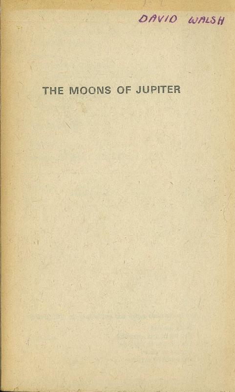 The moons of Jupiter / Isaac Asimov cover