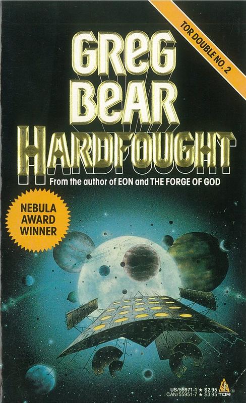 Hardfought / Greg Bear. Cascade point / Timothy Zahn cover