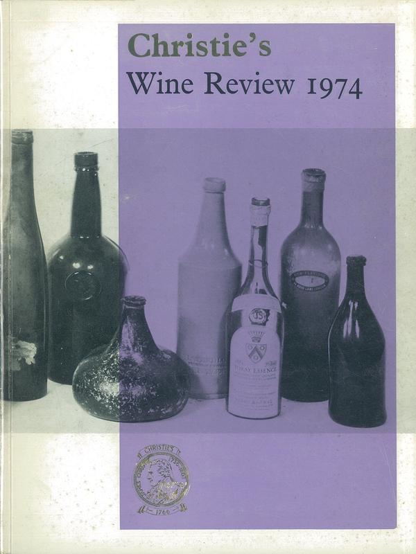 Christie's wine review 1974 / compiled and edited by Michael Broadbent cover