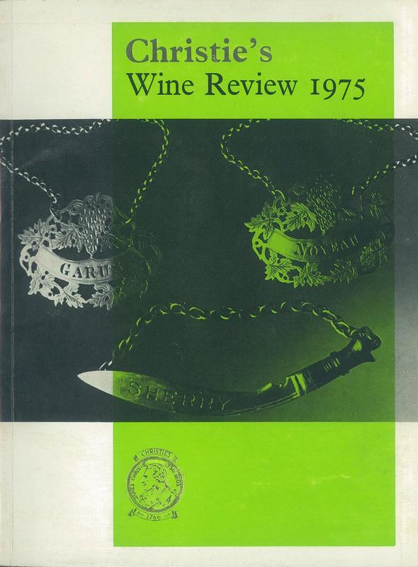 Christie's wine review 1975 / compiled and edited by Michael Broadbent cover