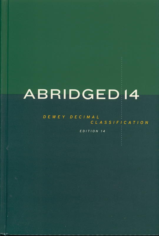 Abridged Dewey Decimal Classification and Relative Index cover