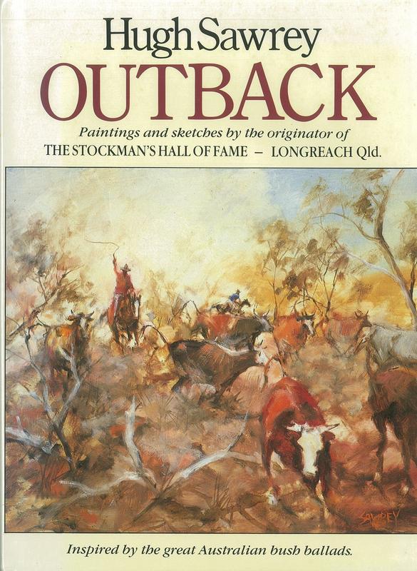 Outback / Hugh Sawrey ; [poetry by Henry Lawson et al.] cover