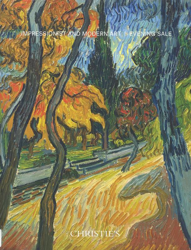 Impressionist and modern art evening sale : Monday 13 May 2019 / Christie's cover