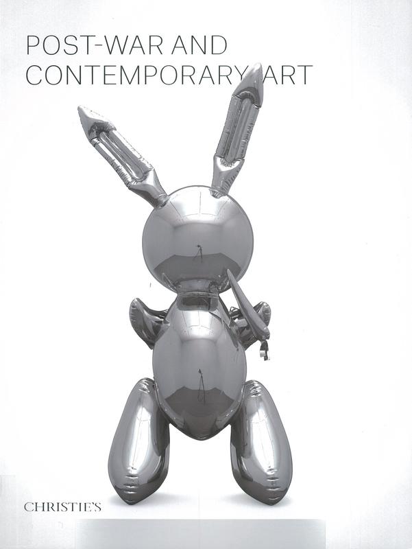 Post-war and contemporary art evening sale : Wednesday 15 May 2019 / Christie's cover