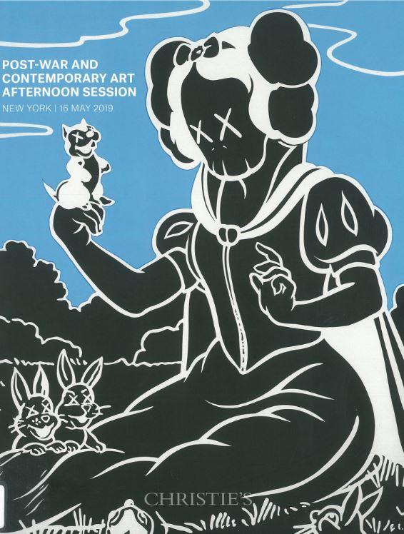 Post-war and contemporary art afternoon session : auction, Thursday 16 May 2019 / Christie's cover