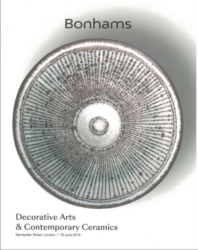 Decorative arts and ceramics : Wednesday 19 June 2019 / Bonhams 1793 Ltd cover