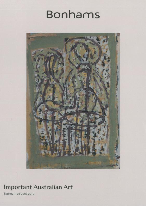 Important Australian art : Wednesday 26 June 2019 / Bonhams 1793 Ltd cover