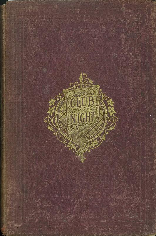 Club night : a village record / edited by C. L. Balfour cover
