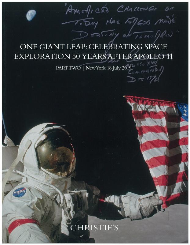 One giant leap : celebrating space exploration 50 years after Apollo 11, part two : 18 July 2019 / Christie's cover
