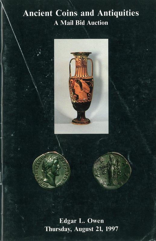 Mail bid auction 34 : ancient coins and antiquities / Edgar L. Owen cover