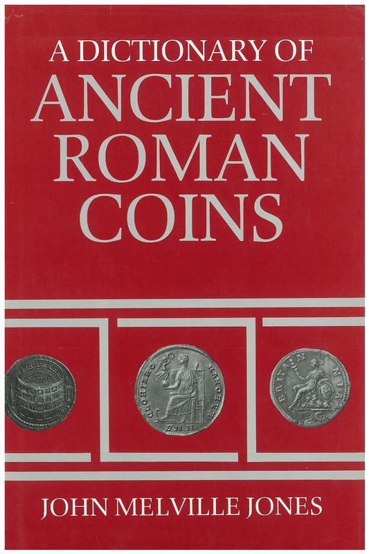 A dictionary of ancient Roman coins cover