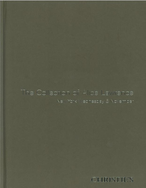 The collection of Alice Lawrence : evening sale, Wednesday 5 November 2008 / Christie's cover