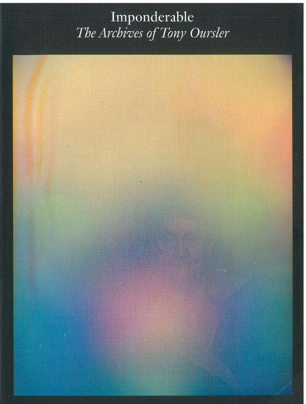 Imponderable : the archives of Tony Oursler / Tony Oursler cover