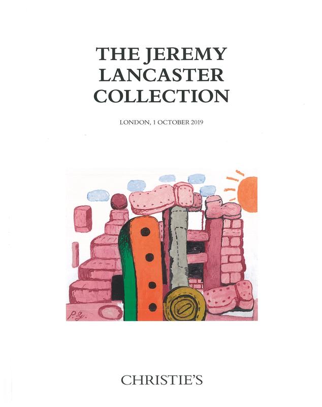 The Jeremy Lancaster Collection : Tuesday 1 October 2019 / Christie's cover