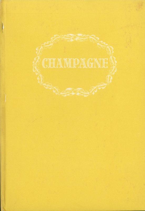 Champagne / edited by André L. Simon cover