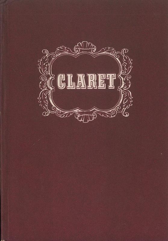 Claret / edited by André L. Simon cover