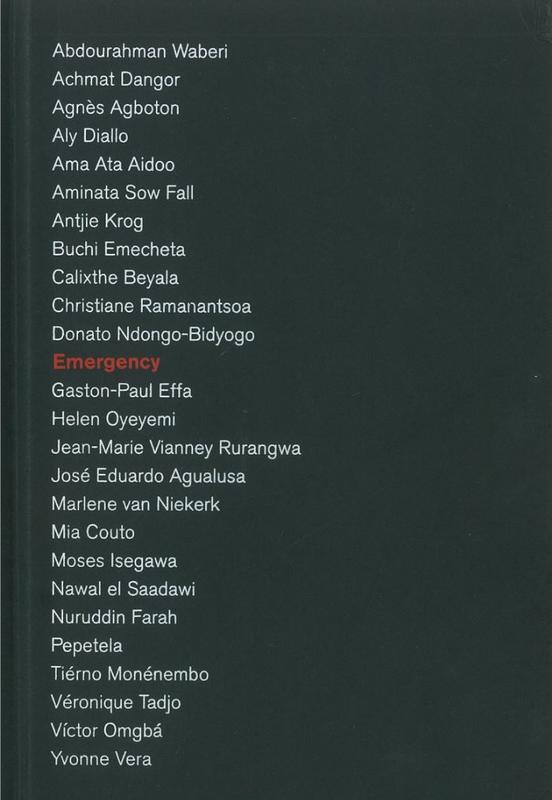 Emergency / Alfredo Jaar cover