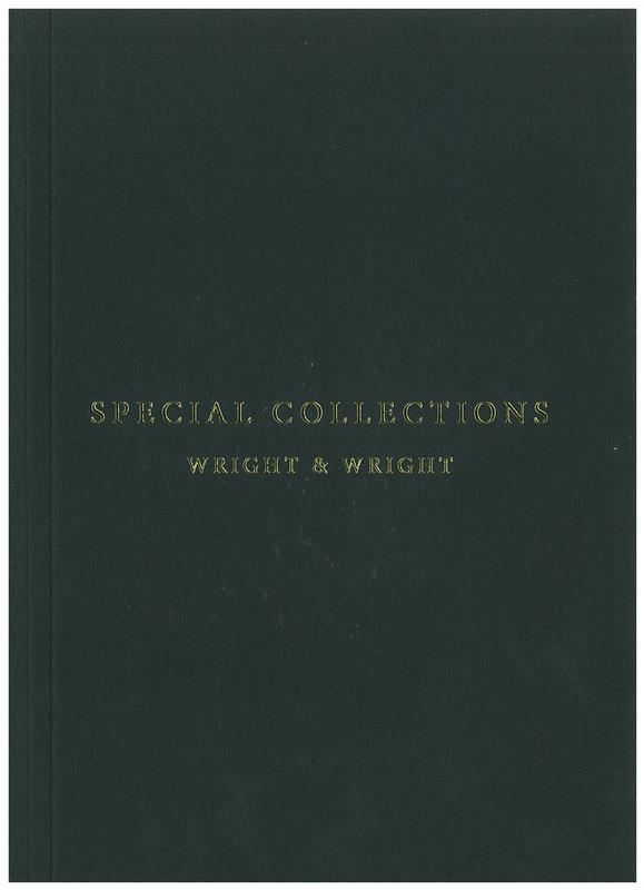 Special collections / Wright & Wright ; by Clare Wright & Catherine Slessor cover