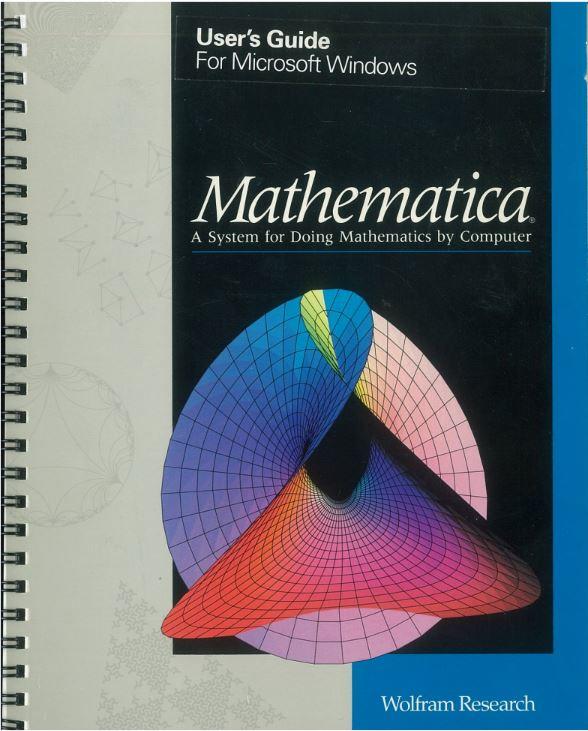 Mathematica, a system for doing mathematics by computer : user's guide for Microsoft Windows  / Wolfram Research cover