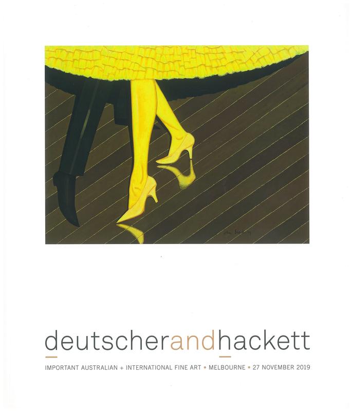 Important Australian and international fine art : Melbourne, 27 November 2019 / Deutscher and Hackett cover