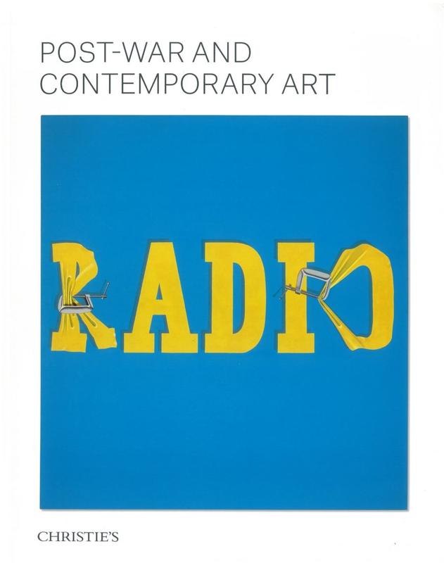 Post-war and contemporary art : evening sale, Wednesday 13 November 2019 / Christie's cover