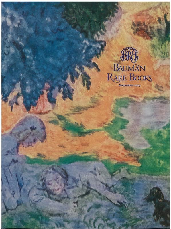 Bauman Rare Books : November 2019 / Bauman Rare Books cover