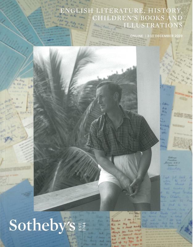 English literature, history, children's books and illustrations : auction online, 3-10 December 2019 / Sotheby's cover