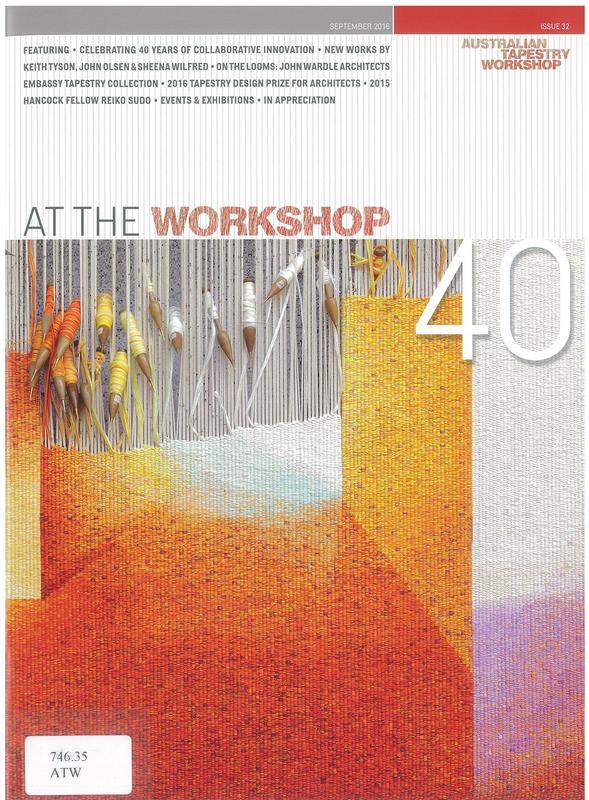 At the workshop / Australian Tapestry Workshop cover