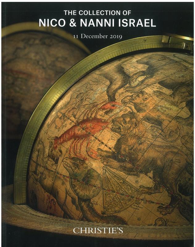 Important books, atlases, globes & scientific instruments from the collection of Nico & Nanni Israel : Wednesday 11 December 2019 / Christie's cover