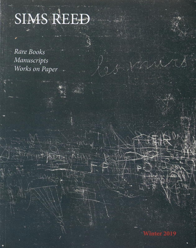 Rare books, manuscripts, works on paper / Sims Reed Rare Books cover