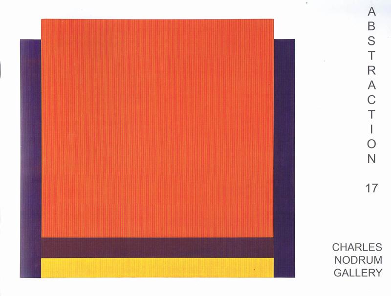 Abstraction 17 : a field of interest c. 1968 / Charles Nodrum Gallery cover
