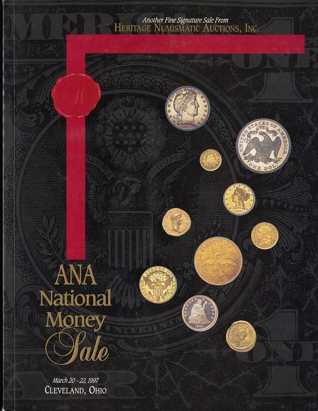 ANA national money sale : March 20-22, 1997, Cleveland, Ohio / Heritage Numismatic Auctions cover